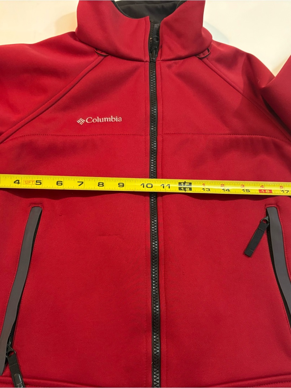 Columbia Titanium Red and Gray Softshell Jacket | Medium - Picture 11 of 13